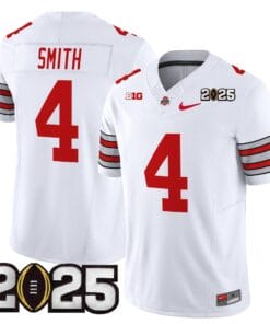 Ohio State Buckeyes 'Heritage Stripe' 2025 CFP Final Patch Vapor Limited Jersey - All Stitched