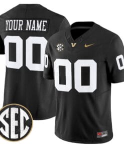 Vanderbilt Commodores 2025 Vapor Limited Custom Jersey - All Stitched