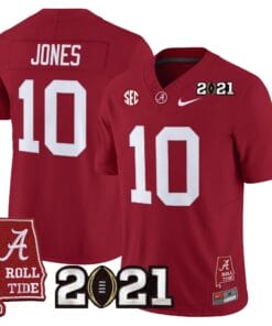 Alabama Crimson Tide '2021 CFP National Championship' Vapor Limited Jersey - Alabama Map - All Stitched