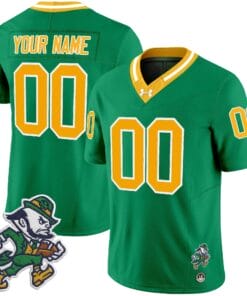 Notre Dame Fighting Irish 2025 'Gridiron Leprechaun Edition' Vapor Limited Custom Jersey – All Stitched