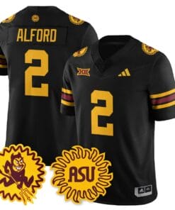 Arizona State Sun Devils 1975 Throwback Uniform - All Stitched