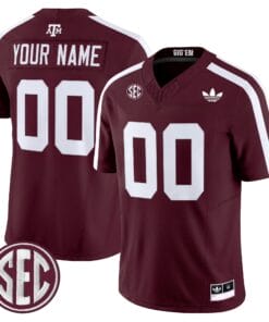 Texas A&M Aggies 2025 Vapor Limited Custom Jersey V2 - All Stitched