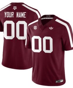 Texas A&M Aggies Football 1975 Throwback Custom Jersey - All Stitched