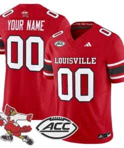 Louisville Cardinals '1980s Throwback' Vapor Limited Custom Jersey - All Stitched