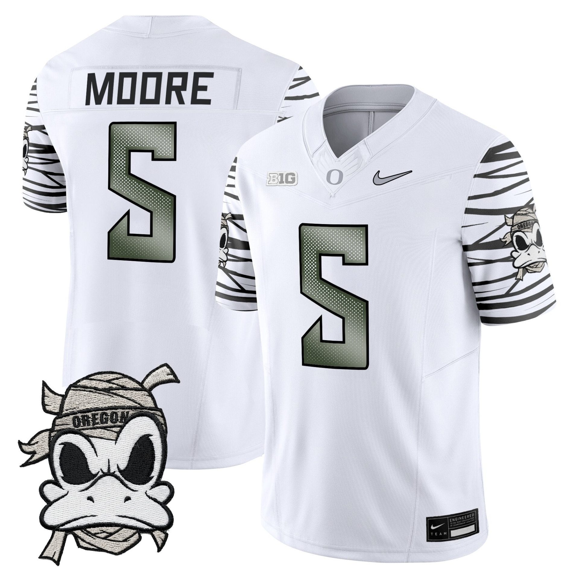 Oregon Ducks 2025 "Mummy Duck" Vapor Limited Jersey V1- All Stitched